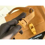 Saint Laurent Le Carre Satchel Brown For Women 9in/23cm YSL