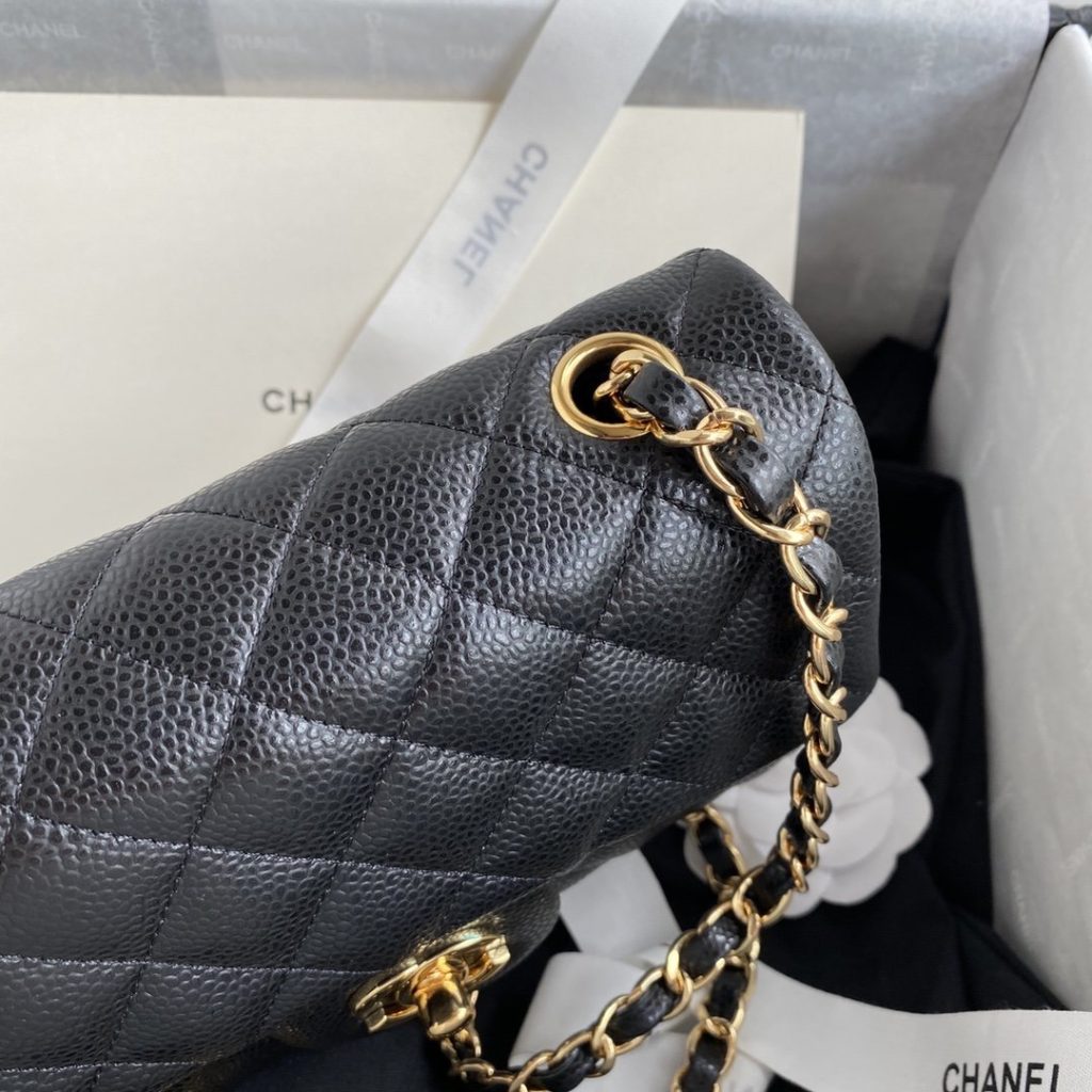 Chanel Mini Classic Handbag Black For Women 20cm/7.9in