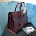 Saint Laurent Sac De Jour Small Burgundy For Women 12.5in/32cm YSL