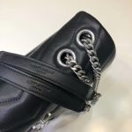 Saint Laurent Loulou Small Chain Bag In Matelassé “Y” Black For Women 9.8in/23cm YSL 494699DV7261000