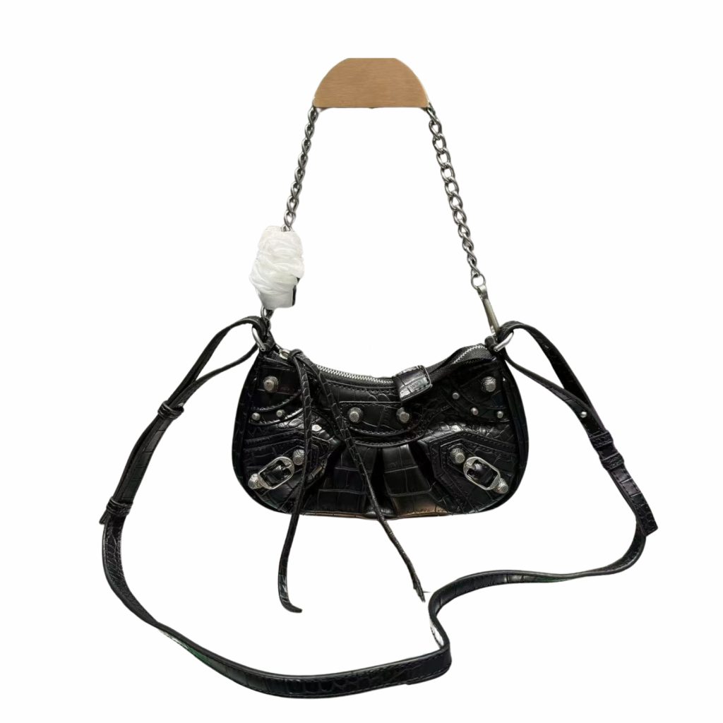 Balenciaga Le Cagole XS Shoulder Bag In Black, For Women, Women’s Bags 10.2in/26cm