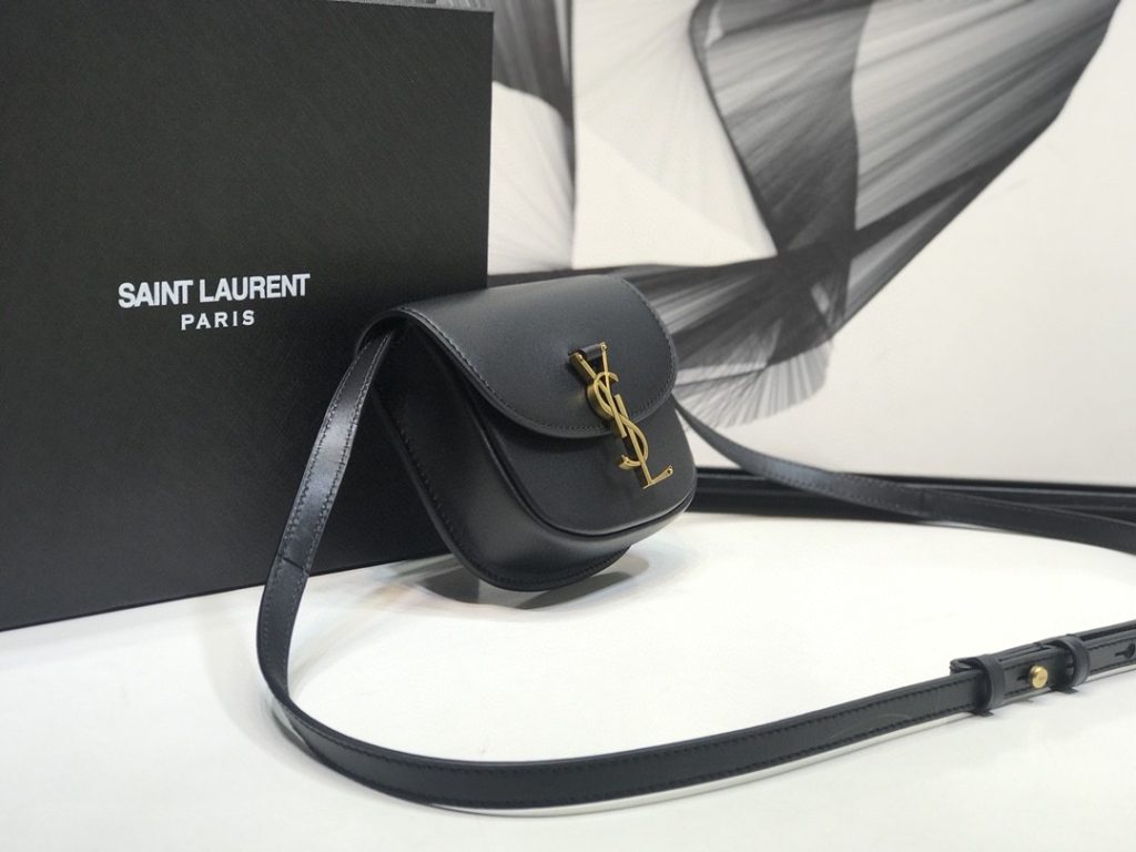 Saint Laurent Kaia Small Satchel Black For Women 7.2in/18.5cm YSL 619740BWR0W1000