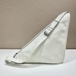 Prada Triangle Pouch White For Women, Women’s Bags 12.2in/31cm