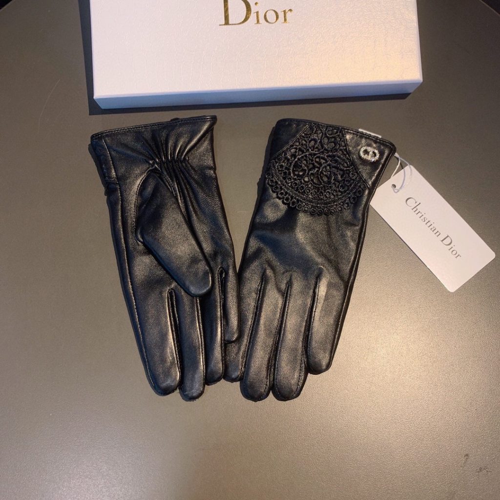 Dior Gloves In Black