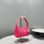 Prada Re-Nylon Re-Edition 2000 Mini-Bag Dark Pink For Women, Women’s Bags 8.6in/22cm