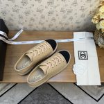 Chanel Women’s Sneakers Beige And Black For Women