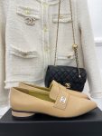 Chanel Women’s Loafer With Logo Beige For Women