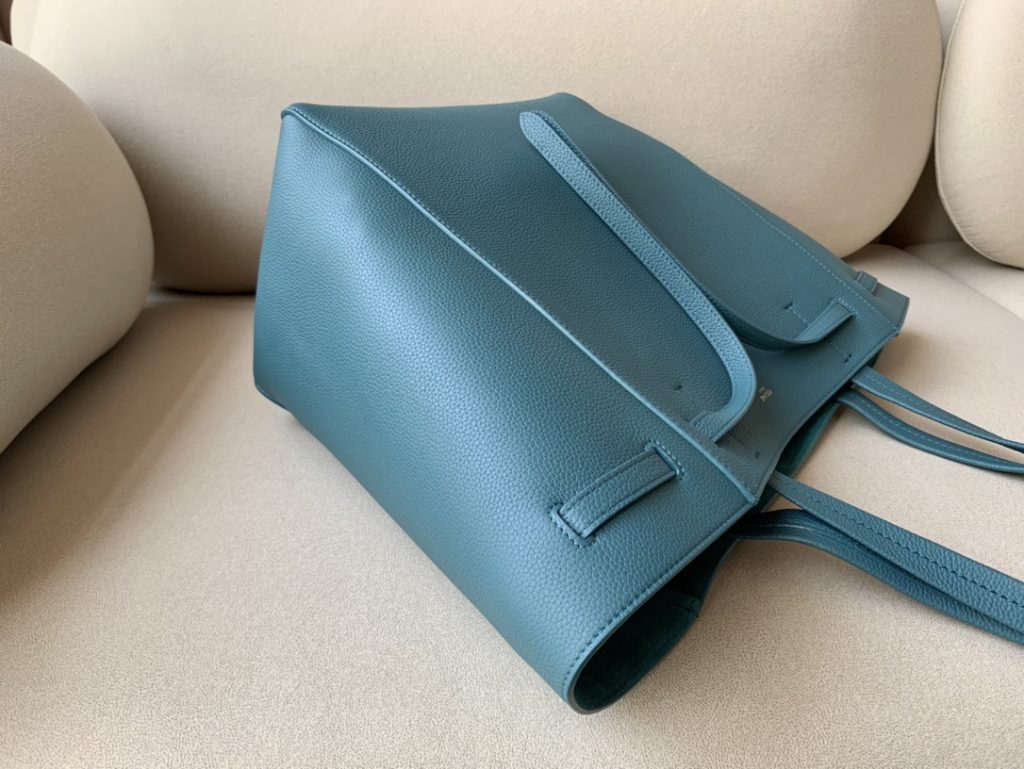 Celine Small Cabas Phantom In Soft Grained Green For Women 12in/31cm