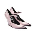 Prada Brushed Pumps Light Pink For Women 3.7 in/ 9.5cm 1I982M_055_F0E18_F_A095