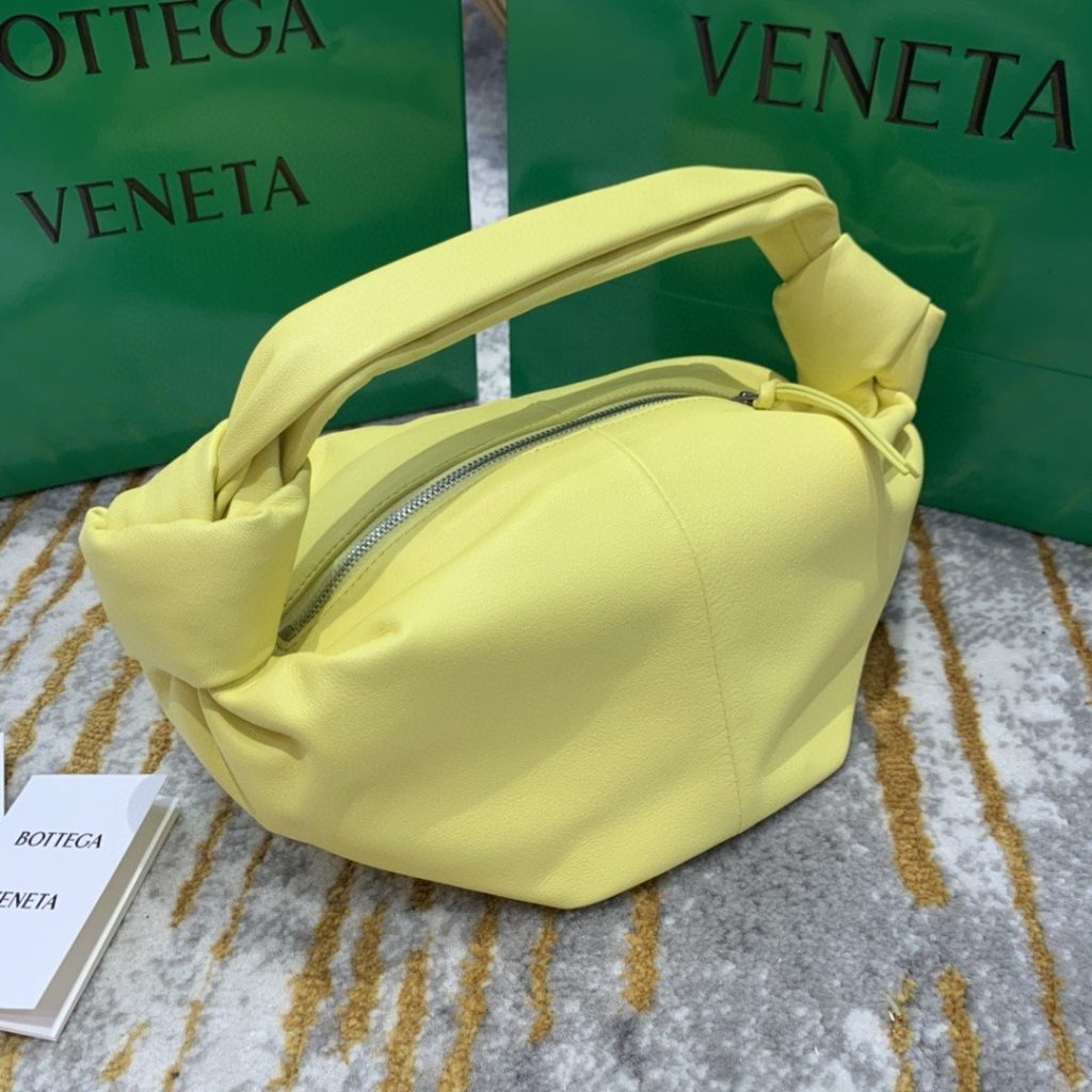 Bottega Veneta Double Knot Bag For Women 11.8in/30cm In Yellow