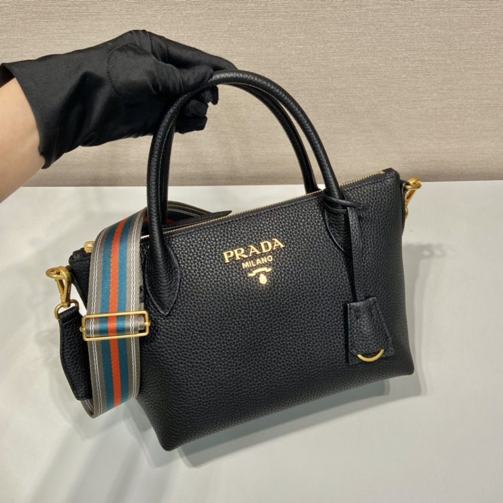 Prada Saffiano Mini Bag Black For Women, Women’s Bags 9.4in/24cm