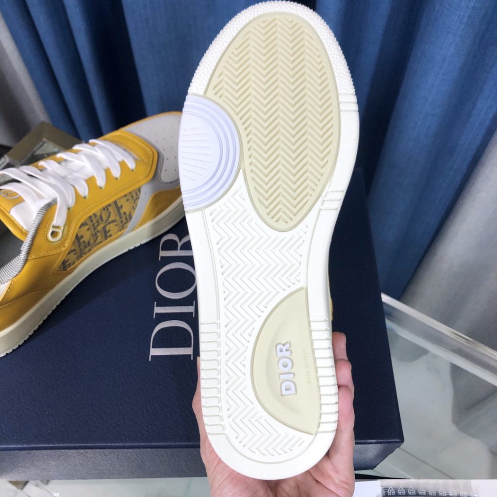 Christian Dior B27 Low-Top Sneaker Yellow/White For Men CD