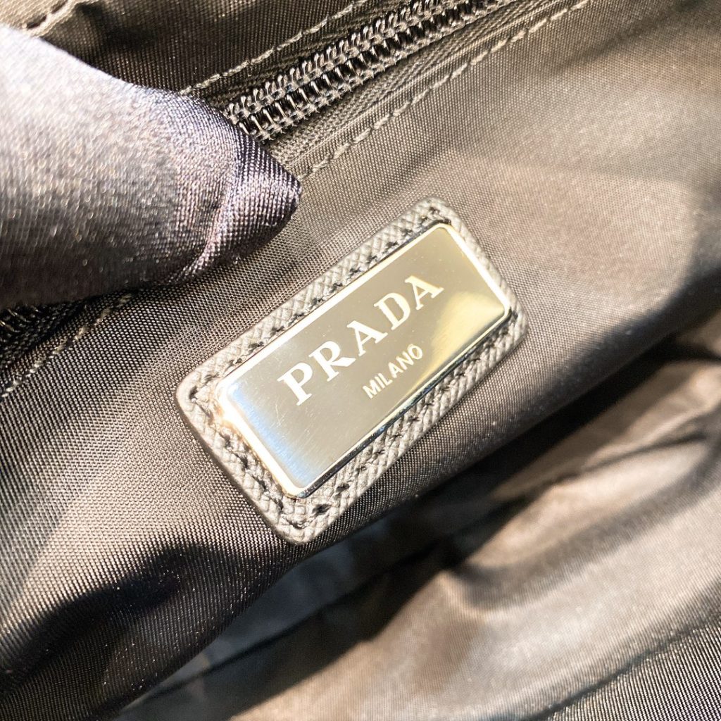 Prada Re-Nylon And Saffiano Belt Bag Black For Women, Women’s Bags 8.2in/21cm 2VL977_2DMG_F0002_V_WOO