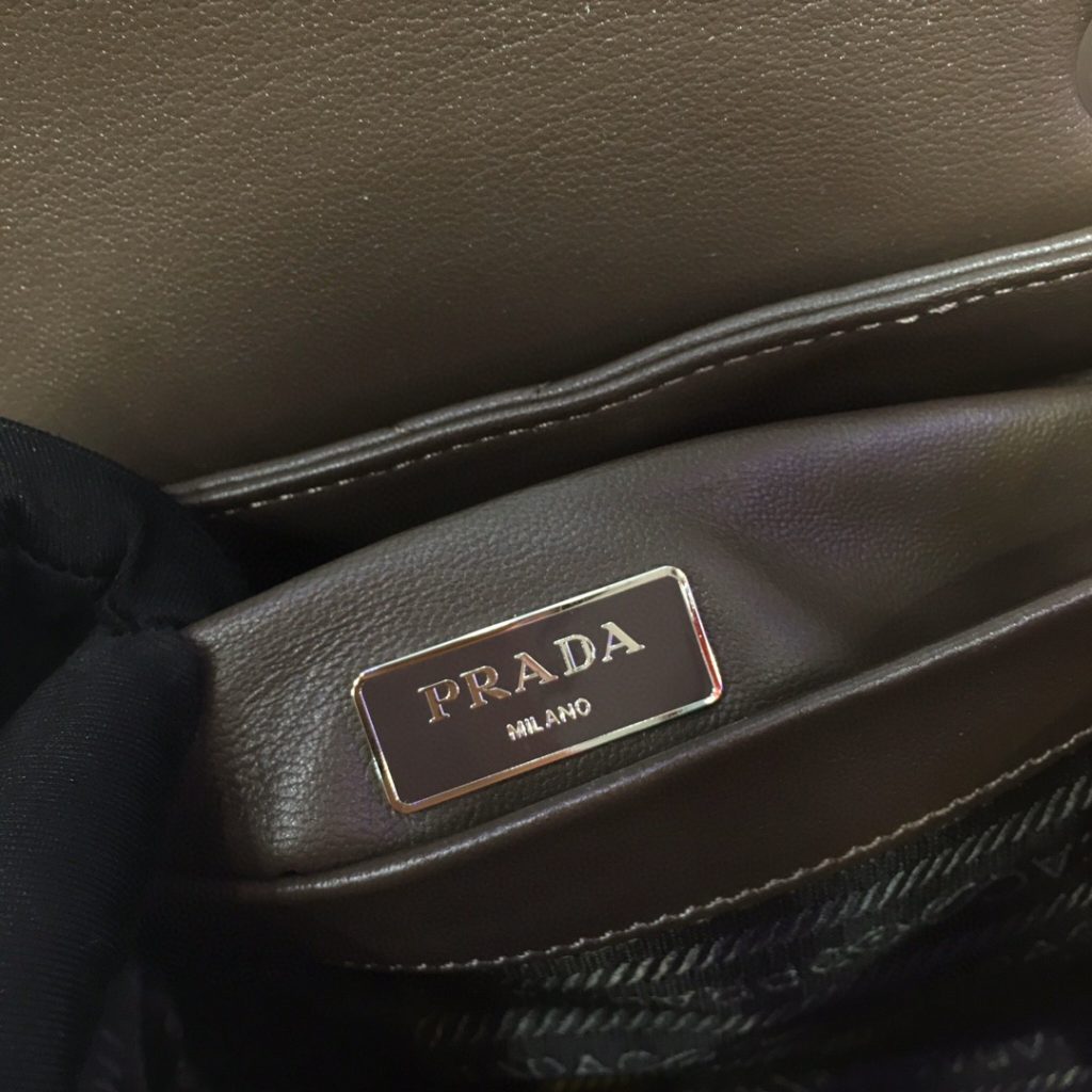 Prada Small Nappa Spectrum Bag Brown For Women, Women’s Bags 8.6in/22cm