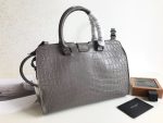 Saint Laurent Monogram Cabas Small Gray For Women 12in/31cm YSL