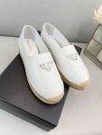 Prada Nappa Espadrillas White For Women 0.8in/20mm PRD