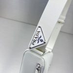 Prada Triangle Mini Bag White For Women, Women’s Bags 9.8in/25cm