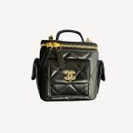 Chanel CC Vanity With Chain Bag Black For Women 4.3 in/ 11 cm  AP3016