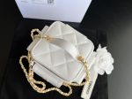 Chanel CC Vanity With Chain Bag White For Women 4.3 in/ 11 cm AP3016