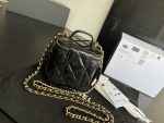 Chanel CC Vanity With Chain Bag Black For Women 4.3 in/ 11 cm  AP3016