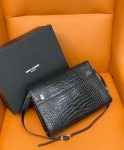 Saint Laurent Manhattan Small Shoulder Bag Black For Women 11.4in/29cm YSL 579271DND0J1000