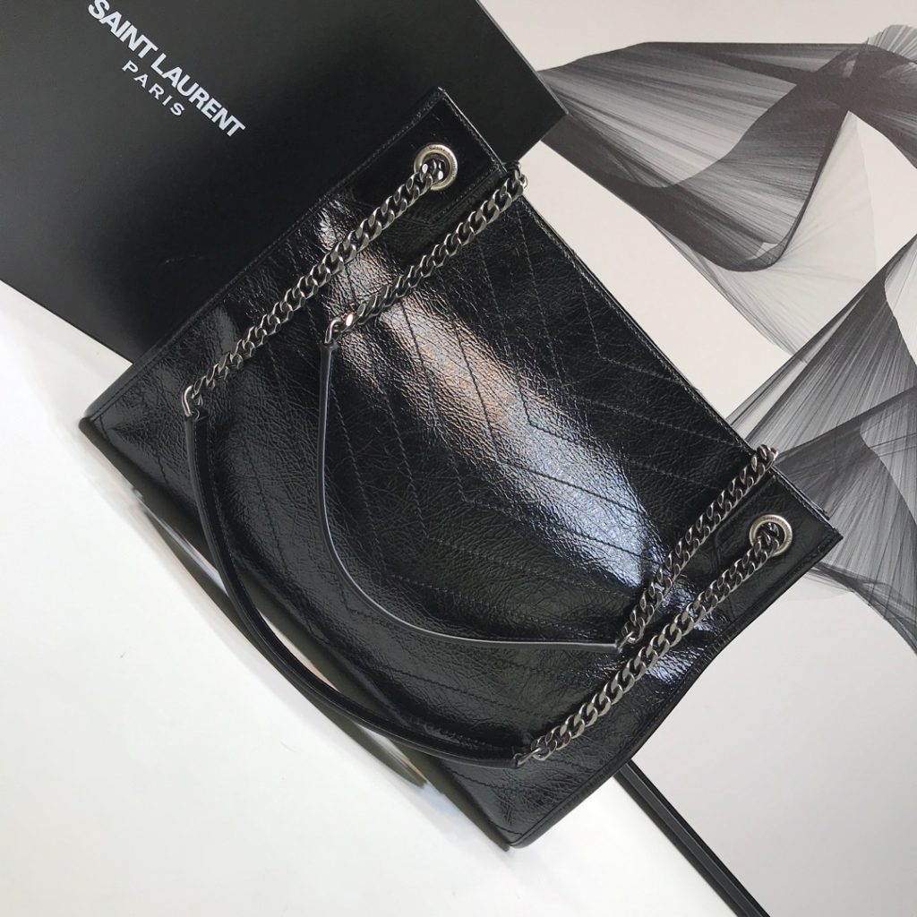 Saint Laurent Niki Medium Shopping Bag Black For Women 12.6in/32cm YSL