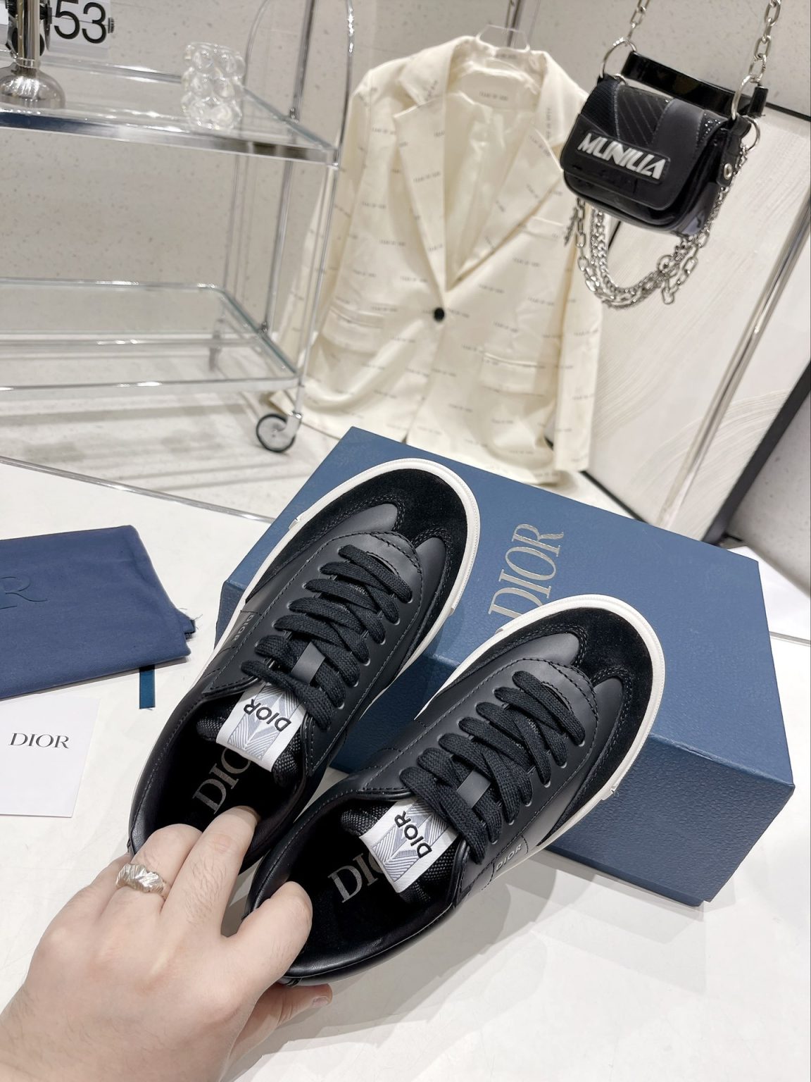 Dior CD B101 Sneaker Black For Women