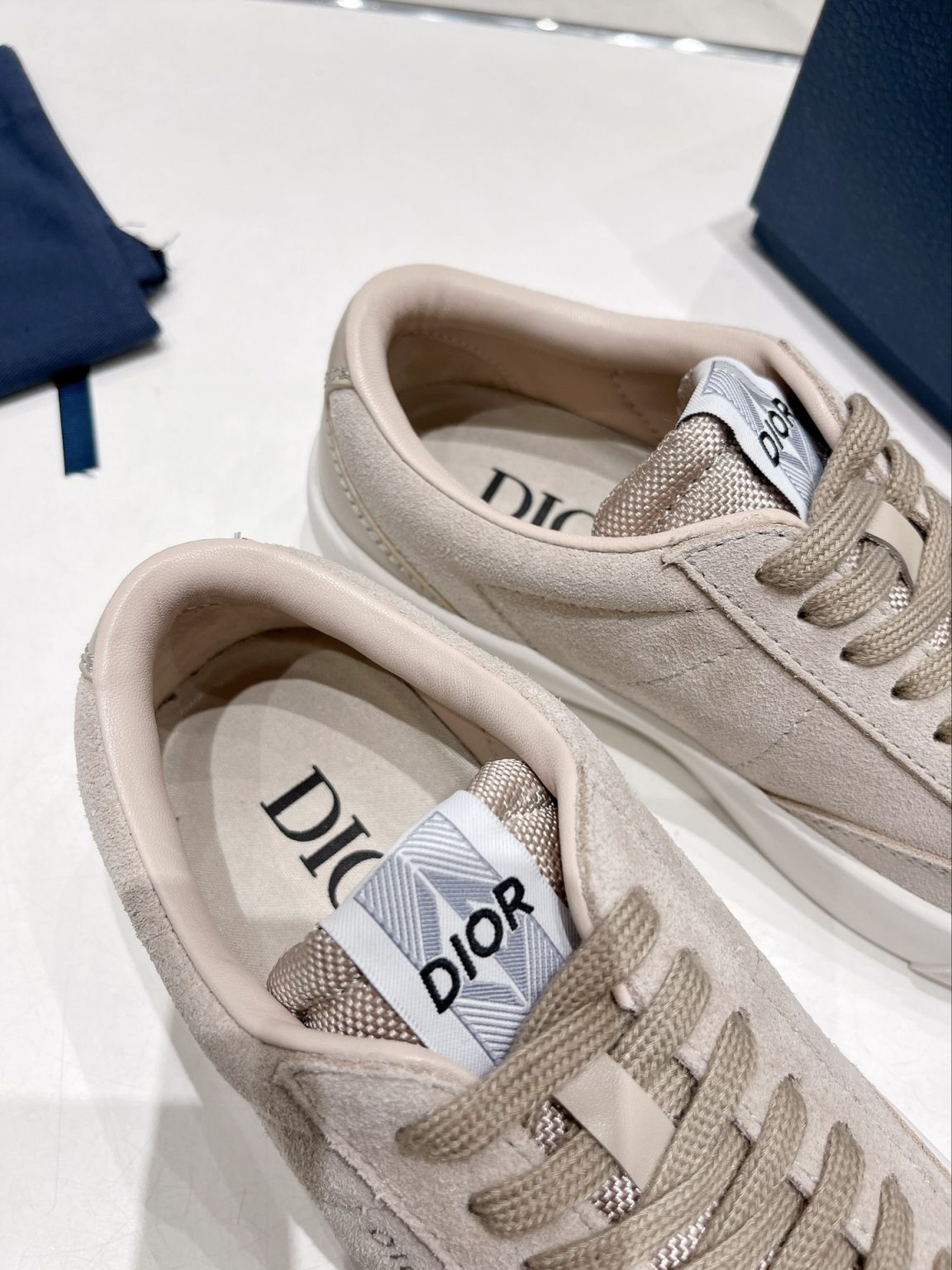 Dior CD B101 Sneaker Greige Nubuck For Women 3SN285ZRG_H161