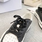 Dior CD D-Freeway Vitello Sneakers White And Black For Women