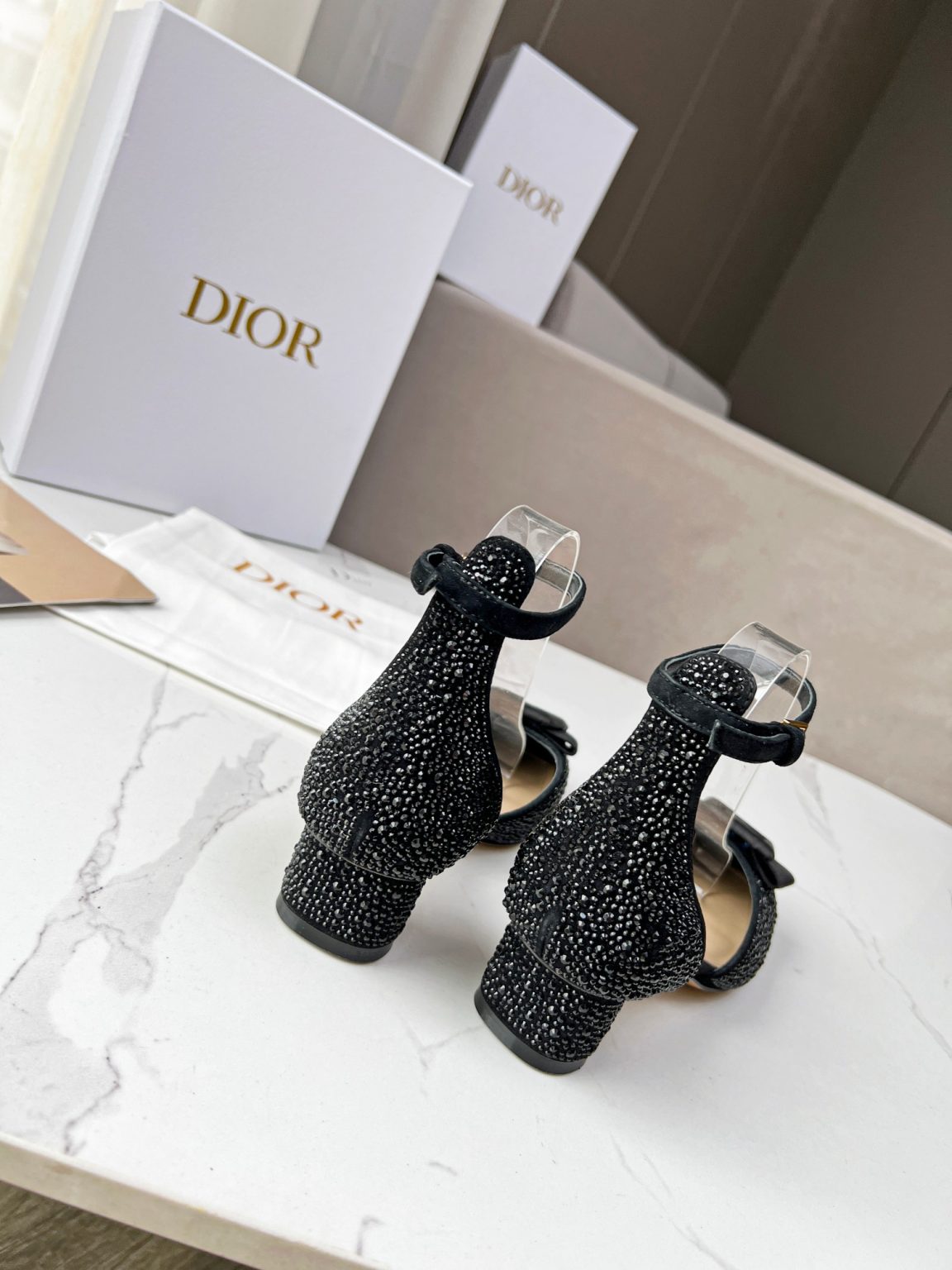 Dior CD Dior Idylle Ballet Pump Black For Women 1.5 in / 3.5 cm