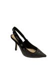 Dior CD J’Adior Slingback Pump Black For Women 3.7 in / 9.5 cm