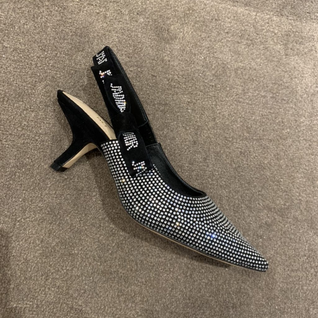 Dior CD J’Adior Slingback Pump Black For Women 2.6 in / 6.5 cm