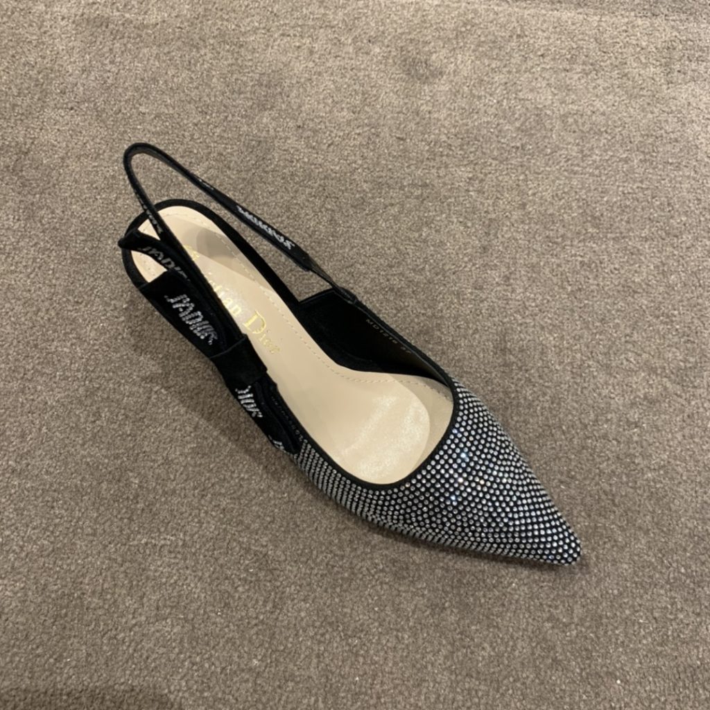 Dior CD J’Adior Slingback Pump Black For Women 2.6 in / 6.5 cm