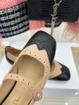 Dior CD Spectadior Ballet Pump Beige And Black For Women KDB764VSO_S15X