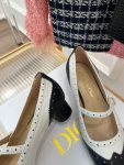 Dior CD Spectadior Ballet Pump White And Black For Women KDB764VSO_S11X