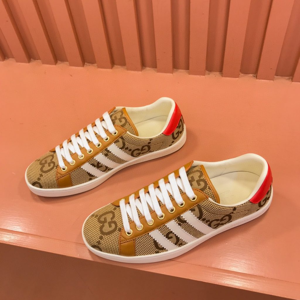 Gucci x Adidas Men’s With GG Sneaker Brown For Men 707850