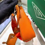 Prada Re-Edition 2005 Re-Nylon Mini Bag Orange For Women, Women’s Bags 8.6in/22cm