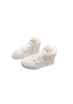 Celine Block Sneakers With Wedge Outsole With Fur White For Women