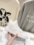 Celine Block Sneakers With Wedge Outsole With Fur White For Women