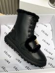 Celine Boot With Fur Black For Women