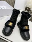 Celine Boot With Fur Black For Women