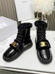 Celine Boot With Fur Light Black For Women