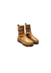 Celine Bulky Buckled Medium Boot Brown For Women