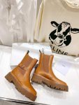 Celine Bulky Chelsea Boot Brown For Women