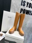 Celine Bulky High Boot Brown For Women