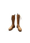 Celine Bulky High Boot With Laces Brown For Women