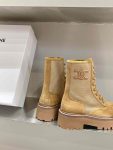 Celine Bulky Lace-Up Boot With Triomphe Brown For Women 354657005C.04DB