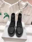 Celine Bulky Laced Up Boot In Nylon Black For Women 345597004C.38NO