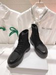 Celine Bulky Laced Up Boot In Nylon Black For Women 345597004C.38NO