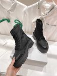 Celine Bulky Laced Up Boot In Nylon Black For Women 345597004C.38NO